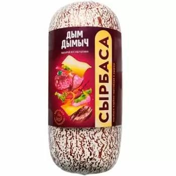 Колбаса полукопченая Дым Дымыч сырбаса 300 гр., полиамид