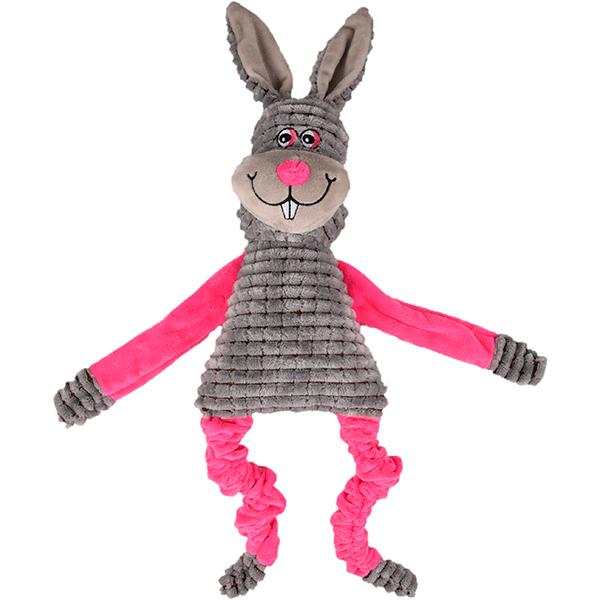 Игрушка Flamingo Кролик SONAY с пищалкой и хрустом 38см
