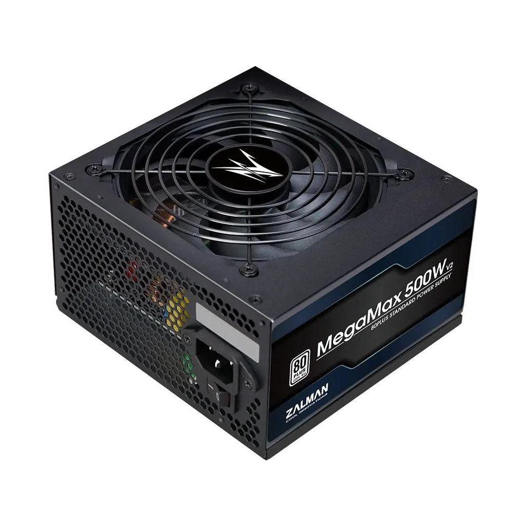 Блок питания Zalman ZM500-TXII V2, 500Вт, 80 PLUS WHITE, 120мм, черный, retail