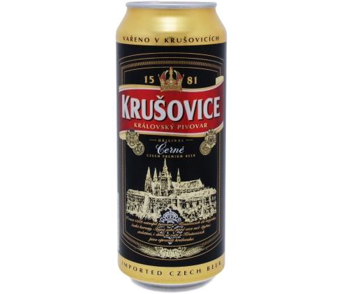 Пиво темное фильтрованное Krusovice Cerne 3,8% 500 мл., ж/б