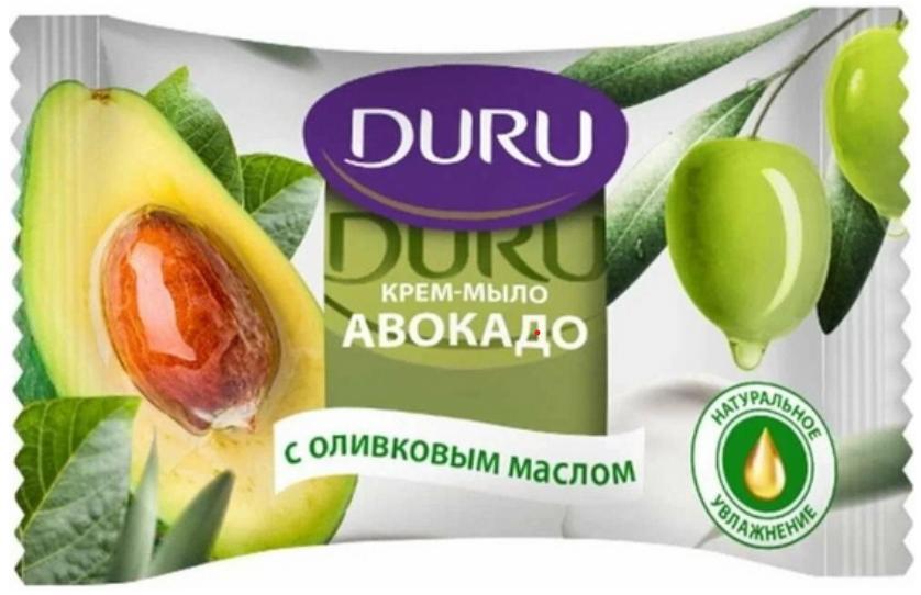 ДУРУ т/м крем-мыло 80гр. Авокадо и масло Оливы (арт.515003) *6/24 - акц.цена