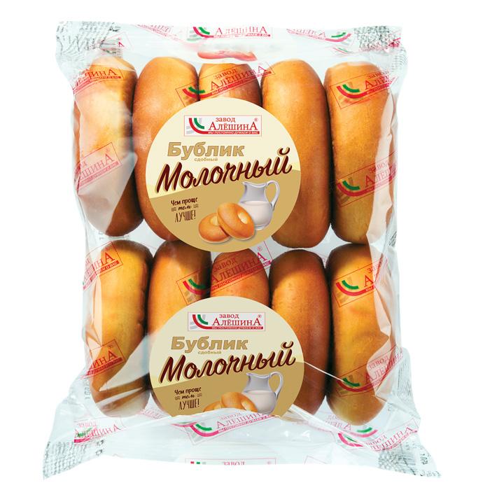 Баранка Завод Алешина Молочный сдобный 460 гр., флоу-пак
