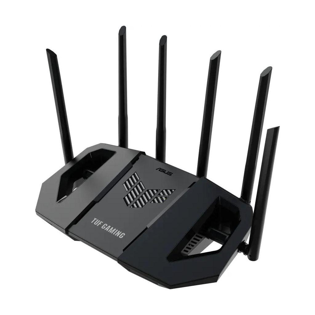 Wi-Fi роутер Asus TUF-BE6500, Wi-Fi 7, BE6500, 2.4/5ГГц, 3 LAN, черный
