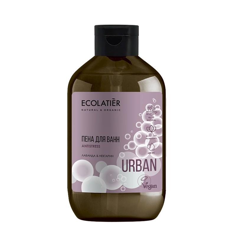 Пена для ванн Ecolatier Urban лаванда и нектарин 600 мл., ПЭТ