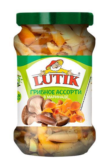 Грибное ассорти Lutik в маринаде