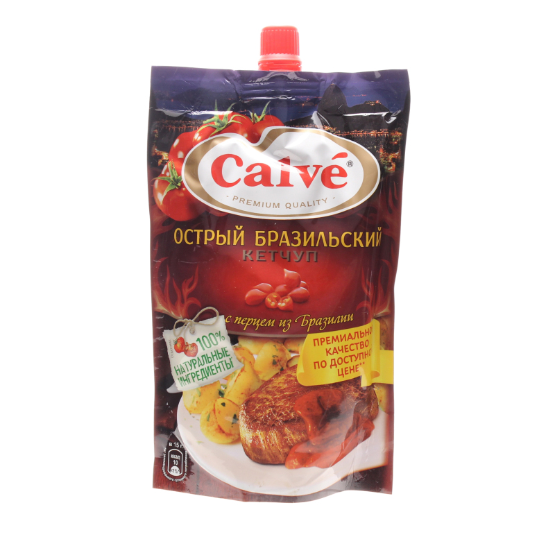 Кетчуп Calve Бразильский, 350 гр., дой-пак с дозатором