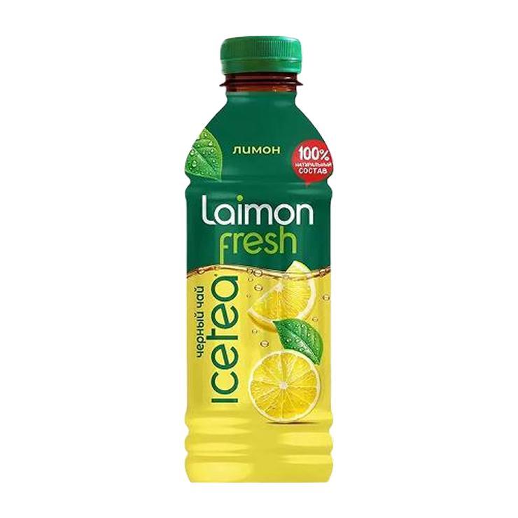 Чай холодный Laimon fresh черный с лимоном 500 мл., ПЭТ