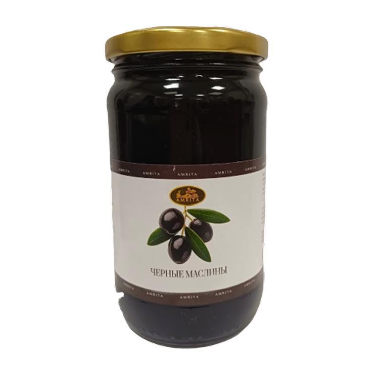 Маслины Amrita без косточки 350 гр., стекло