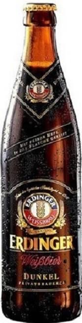 Пиво Erdinger Dunkel темное нефильтрованное 5,6% 500 мл., стекло