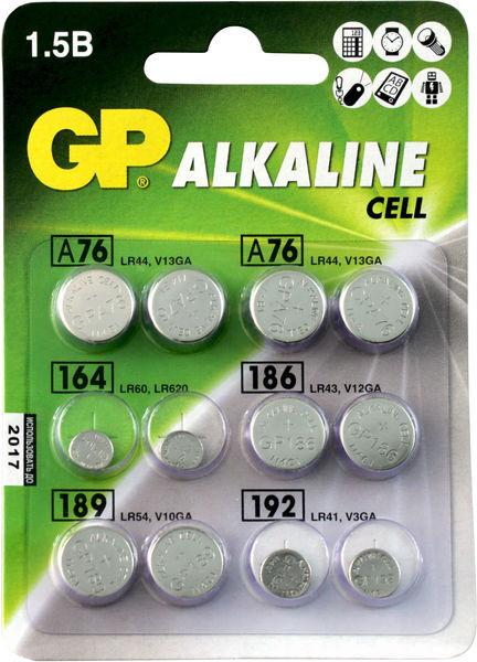 Батарейки алкалиновые GP ACM01-CR12, 12 шт., блистер