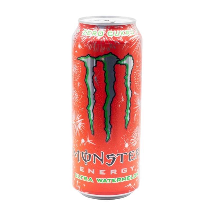 Напиток энергетический Monster Watermelon Zero Ирландия 500 мл., ж/б