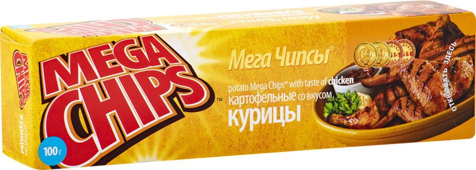 Чипсы Mega Chips курица 100 гр., картон