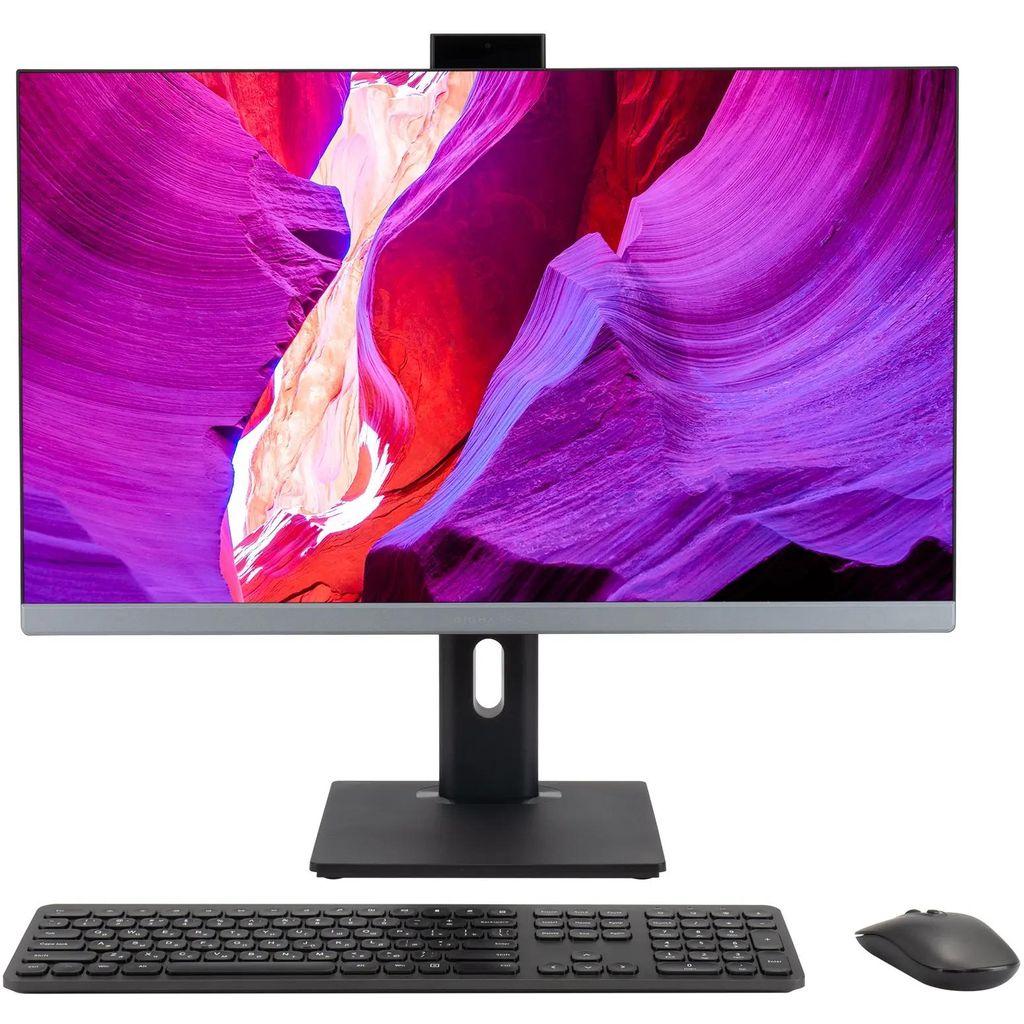 Моноблок 27 дюймов DIGMA PRO Unity Full HD, Intel Core i3 1215U, 16ГБ DDR4, 512ГБ SSD, Windows 11 Pro, серый и черный
