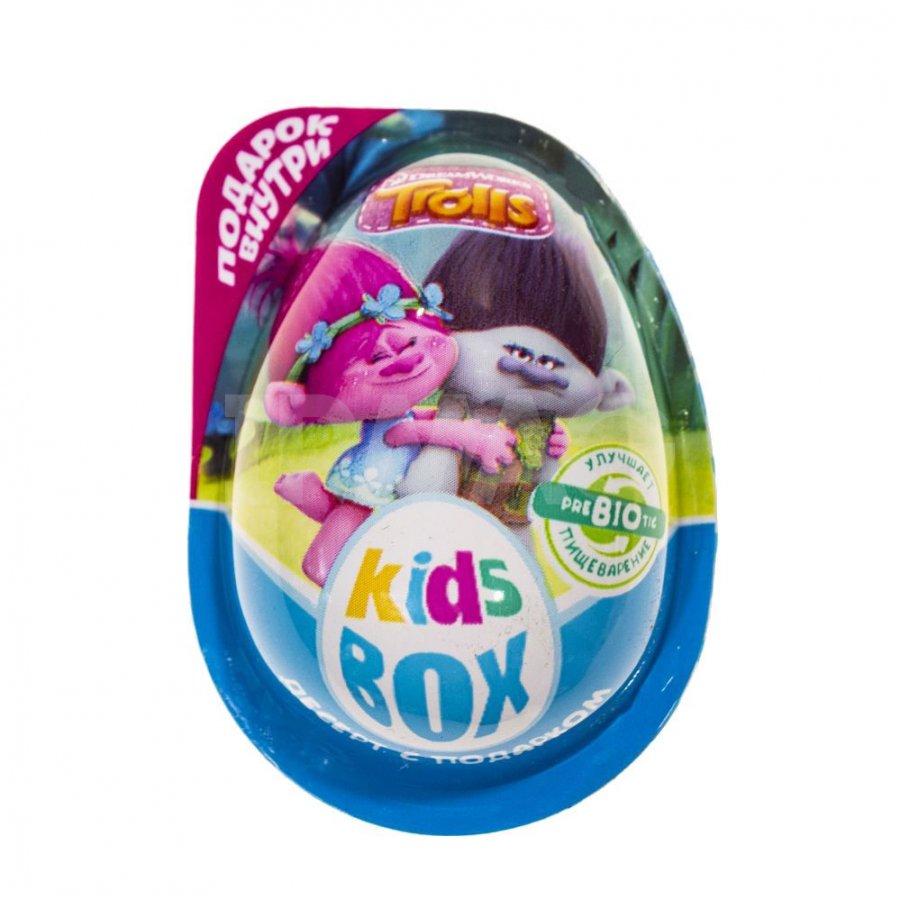 Десерт Конфитрейд Kids box Тролли с подарком 20 гр., ПЭТ