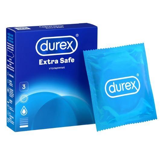 Презервативы Durex Extra Safe 3 шт., картон