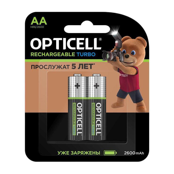 Аккумуляторы Opticell АА 2 шт. 100 гр., блистер