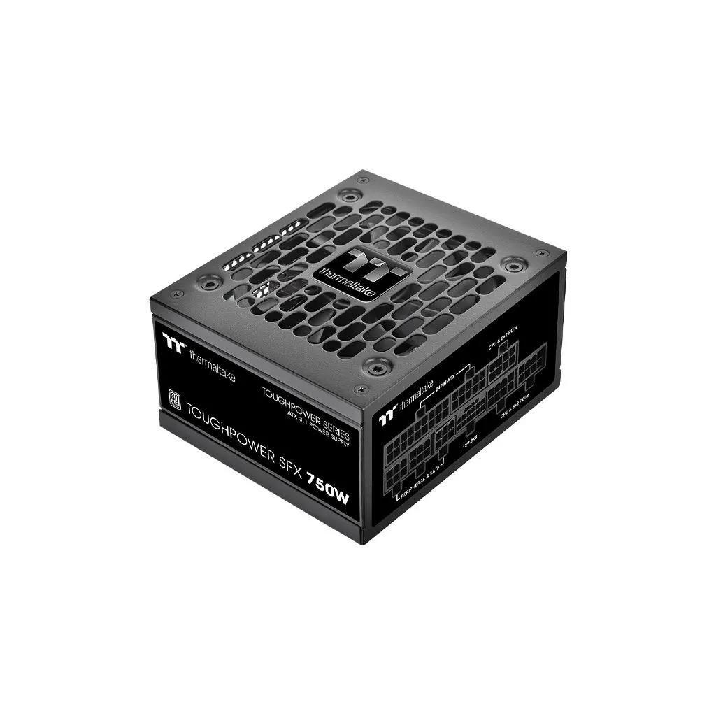 Блок питания Thermaltake Toughpower SFX750 Gen.5, 750Вт, 80 PLUS PLATINUM, 90мм, черный, retail [ps-stp-0750fnfape-1]