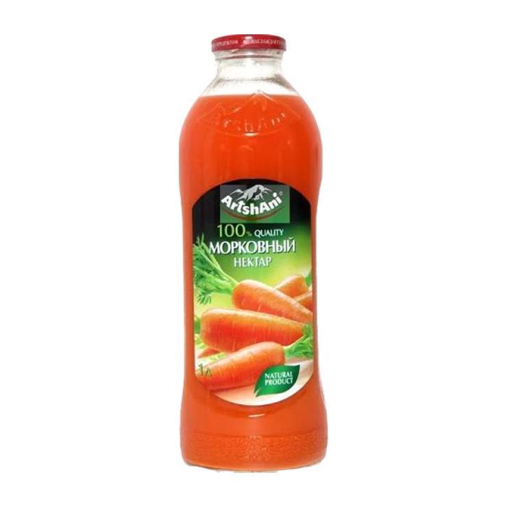 Нектар Artshani морковный 1 л., стекло