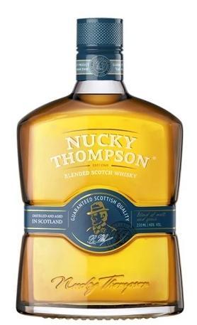 Виски Nucky Thompson упажированный 3 года 40% Россия 250 мл., фляга