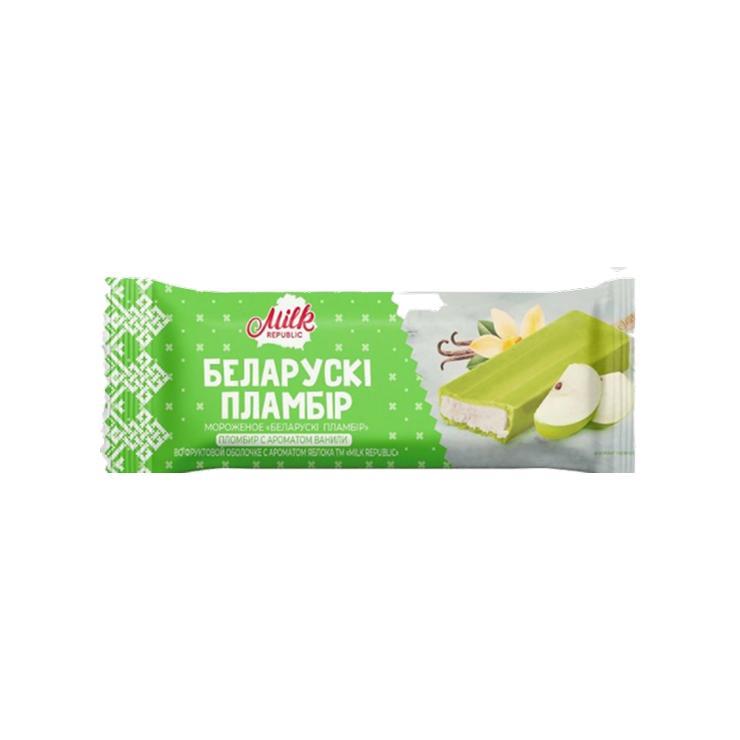 Мороженое эскимо Белорусский пломбир в оболочке из фруктового льда 15 % 70 гр., флоу-пак