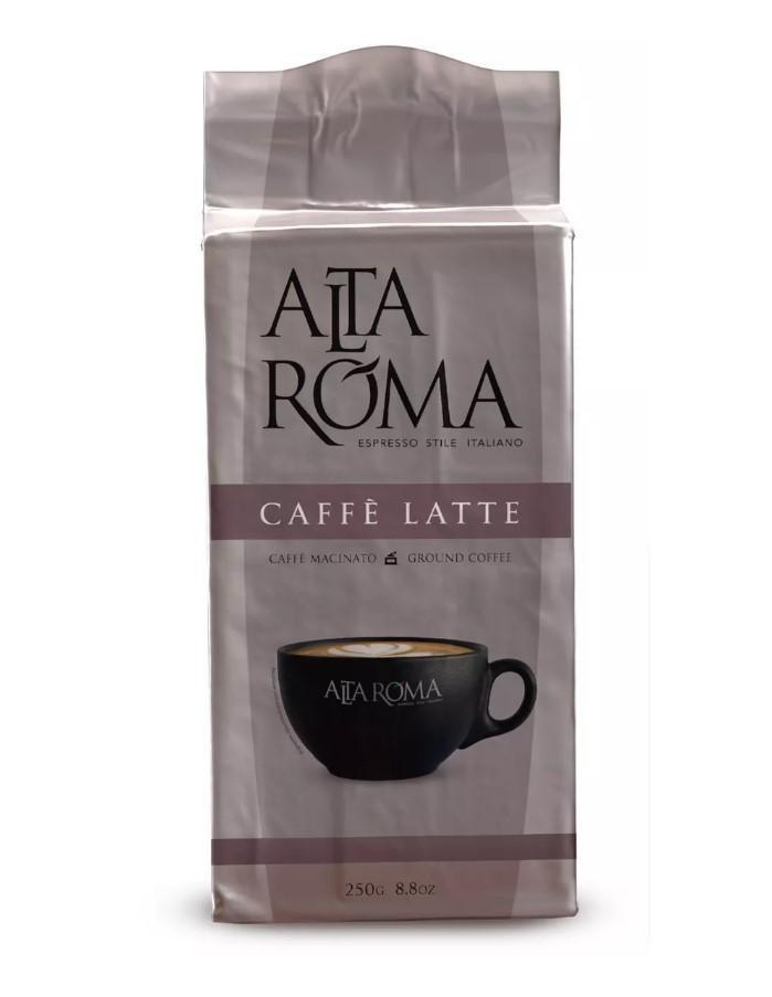 Кофе Alta Roma Caffe Latte зерно 250 гр., вакуум