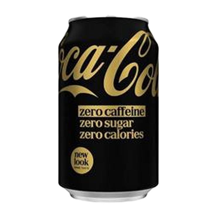 Напиток сильногазированный Coca-Cola Zero caffein Великобритания 330 мл., ж/б