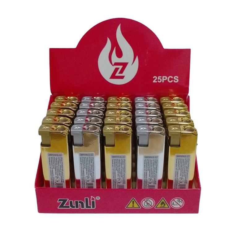 Зажигалка Zunli турбо 636В 25 шт., картон