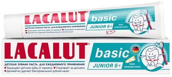 Паста зубная Lacalut Basic Junior 6+ 60 гр., картон