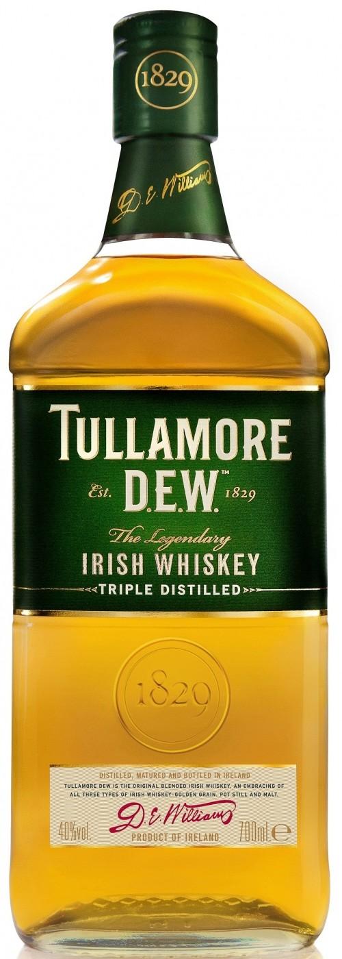 Виски ирландский купажированный 3 года выдержки Tullamore Dew 40 %, 700 мл., стекло