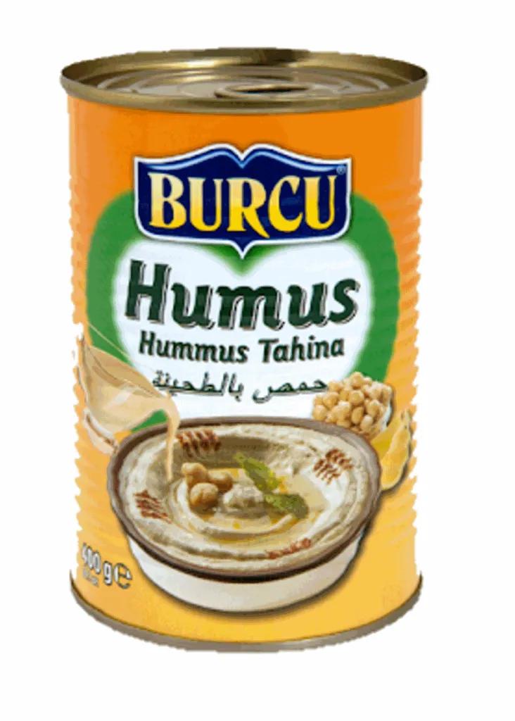 Хумус BURCU из нутового пюре 400 гр., ж/б