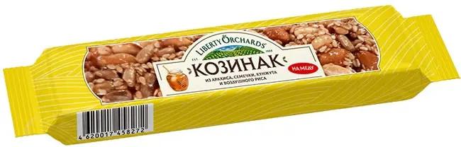Козинак Liberty Orchards микс на меду 40 гр., флоу-пак