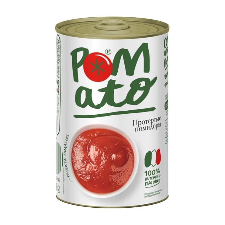 Помидоры Pomato протертые 400 гр., ж/б