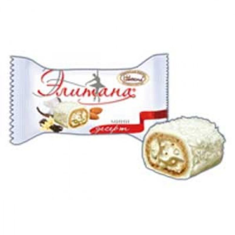 Десерт Акконд Элитана мини с миндалем и кокосом 3 кг., флоу-пак