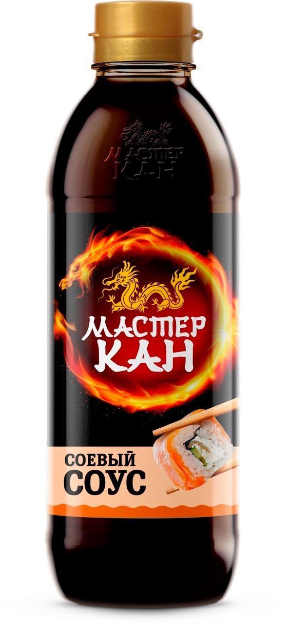 Соус соевый Master Kan неострый для гриля и морепродуктов 500 мл., ПЭТ