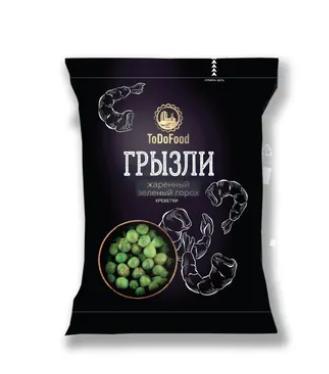 Горох зеленый креветки жареный 35 гр., флоу-пак