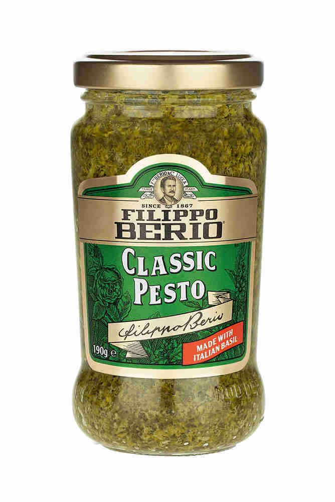 Соус Filippo Berio Classic Pesto с базиликом 190 гр., стекло