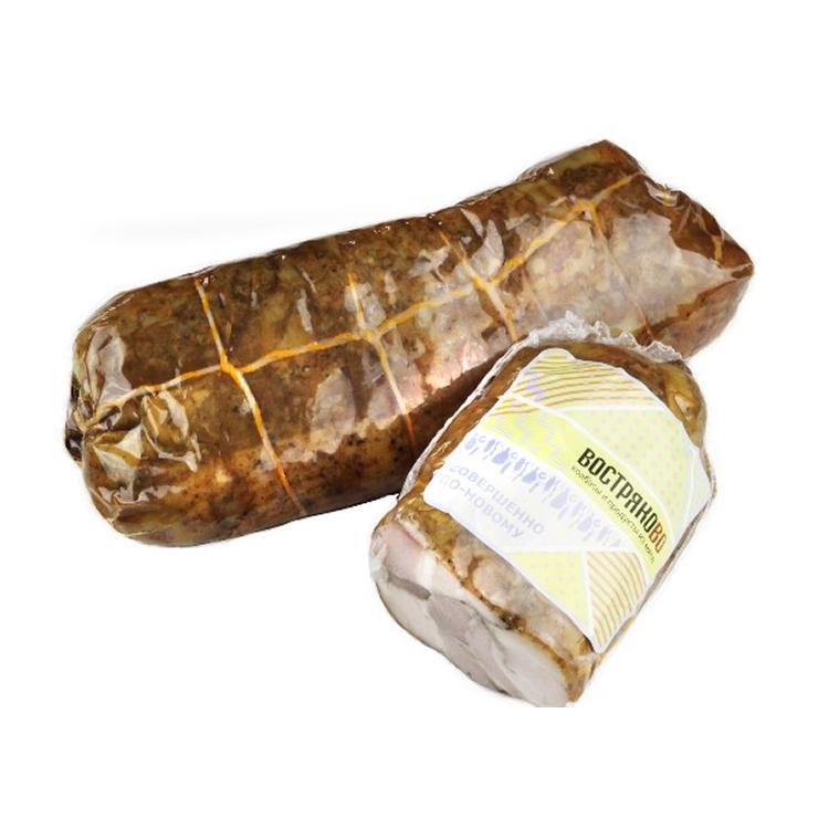 Сало Востряково запеченное с можжевельником кусок ~700 гр. 2,1 кг., вакуум