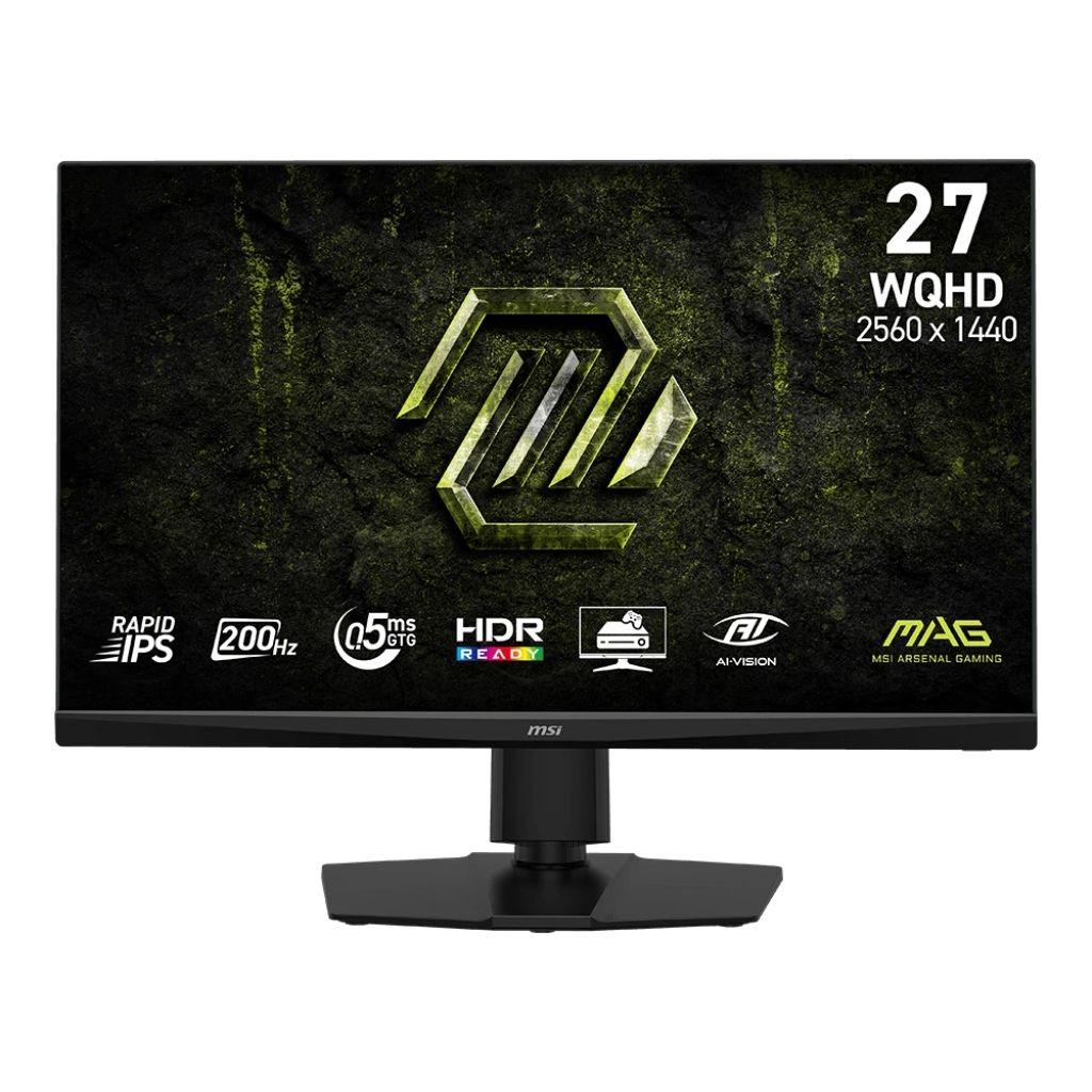 27" Монитор MSI Mag 272QPF E20, 2560x1440, IPS, 200Гц, 2хHDMI, 1хDP, черный [9s6-3cf7ca-009]