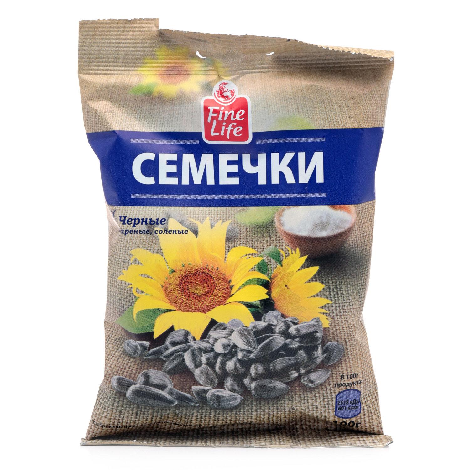 Семечки Fine Life Соленые жареные