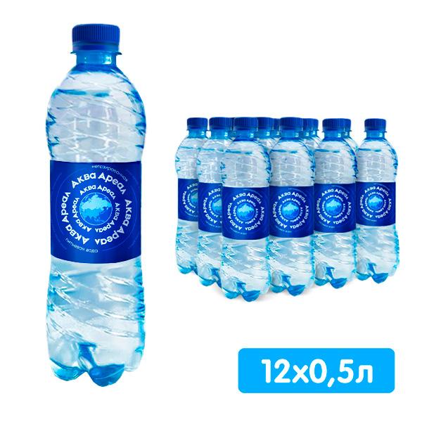 Вода негазированная Aqua Areal вода 500 мл., ПЭТ