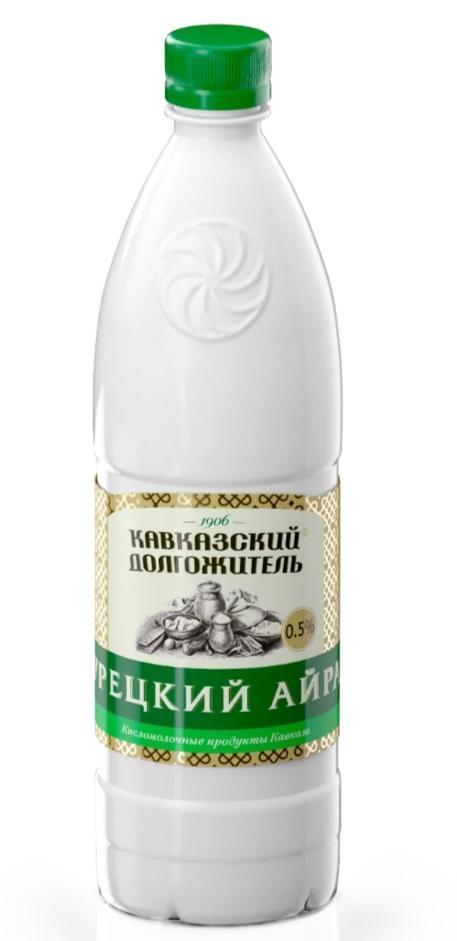 Айран Кавказский долгожитель турецкий 1 л., ПЭТ