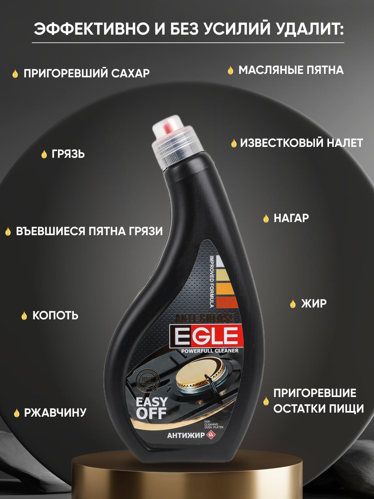 Cредство Egle антижир гель 500 мл., ПЭТ