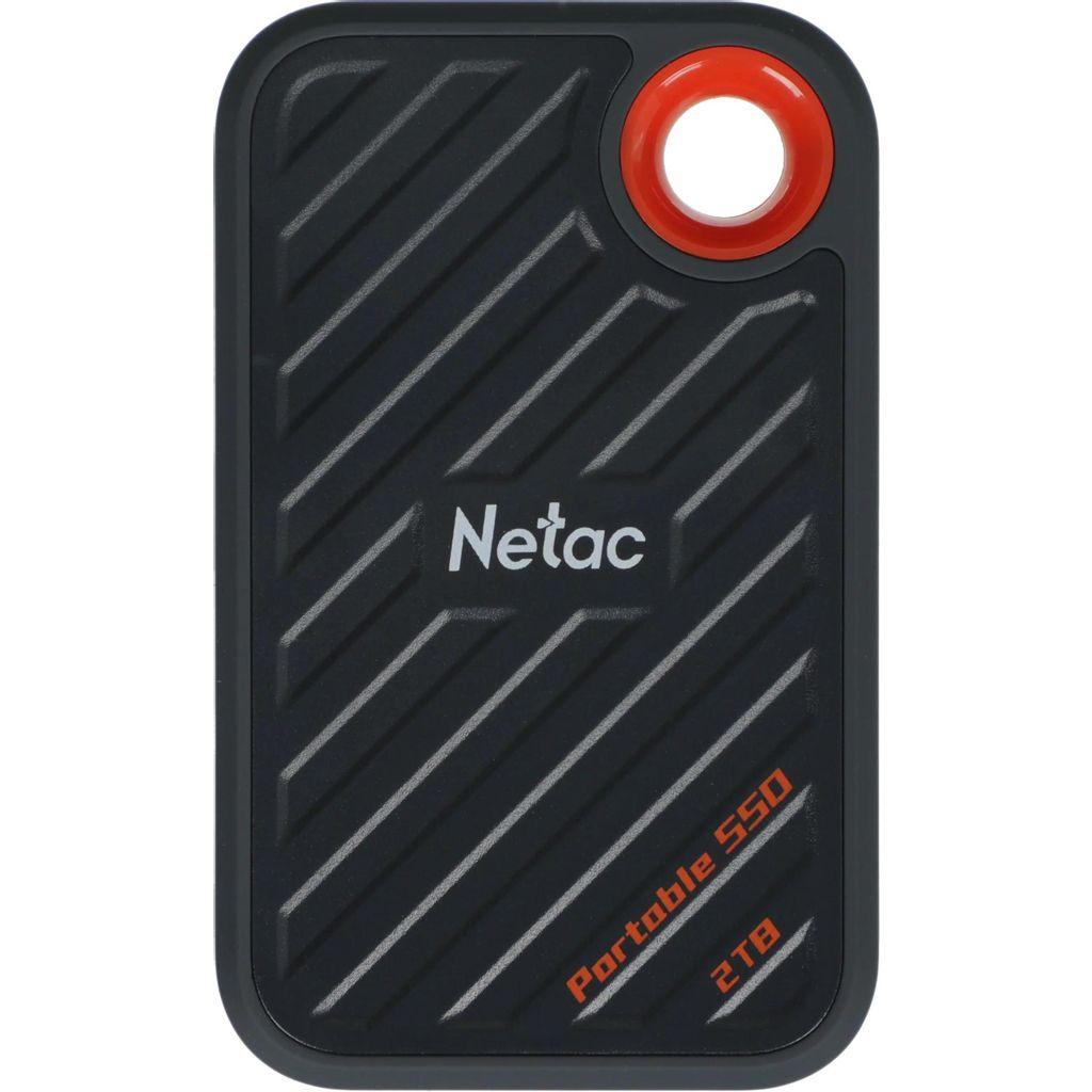 Внешний диск 2ТБ SSD NETAC ZX20 NT01ZX20-002T-32BL, USB-C, запись - 1800МБ/с, чтение - 2000МБ/с, синий