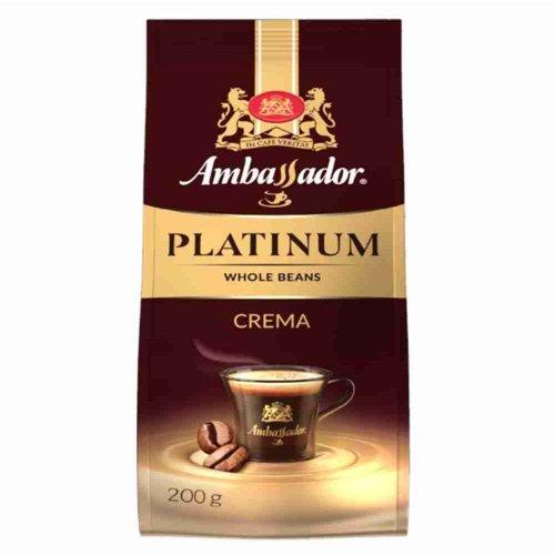 Кофе Ambassador Platinum Crema молотый 200 гр., дой-пак