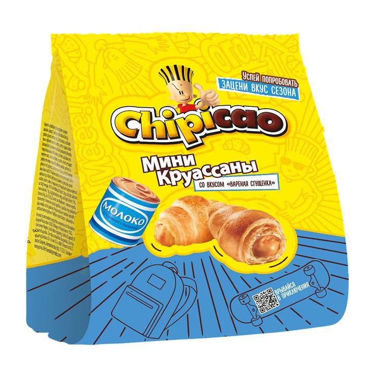 Круассаны Chipicao мини крем вареная сгущенка 54 гр., флоу-пак