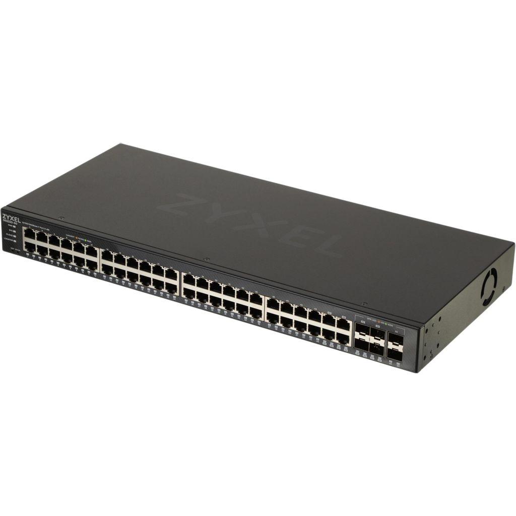 Коммутатор ZyXEL GS2220-50-EU0101F, управляемый, 48 RJ-45, 10/100/1000 Мбит/с