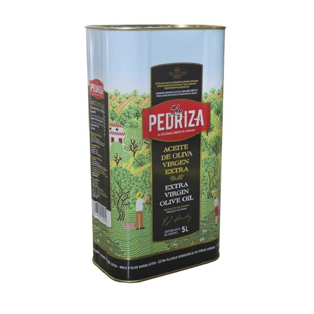 Масло La Pedriza EV оливковое нерафинированное Испания 5 л., ж/б