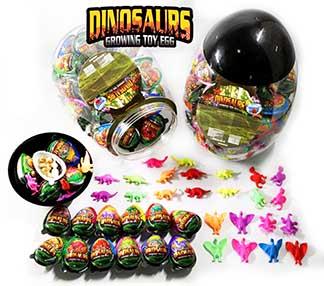Набор сладкий с игрушкой-сюрпризом Growing Egg Dinosaurs 8 гр., ПЭТ