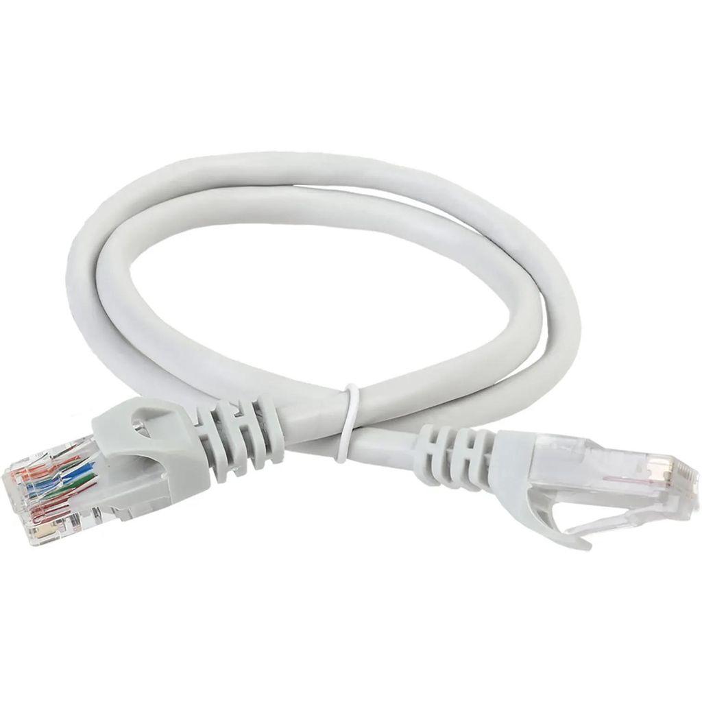 Патч-корд ITK вилка RJ-45, вилка RJ-45, кат.5E, ПВХ, 1.5м, серый [pc01-c5eu-1m5]