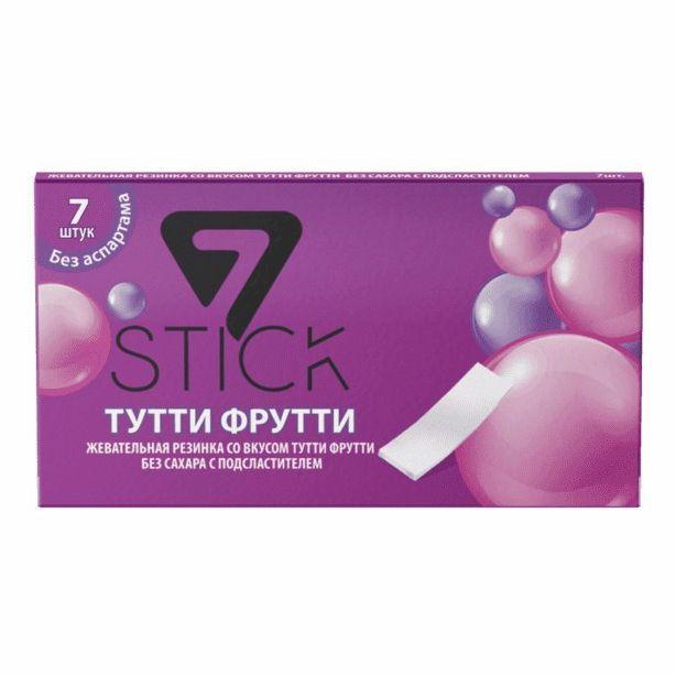 Жевательная резинка 7 STICK Тутти Фрутти 14,5 гр., картон
